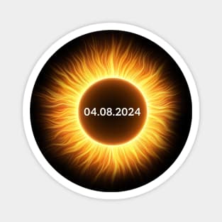 Total Solar Eclipse April 8, 2024 Magnet
